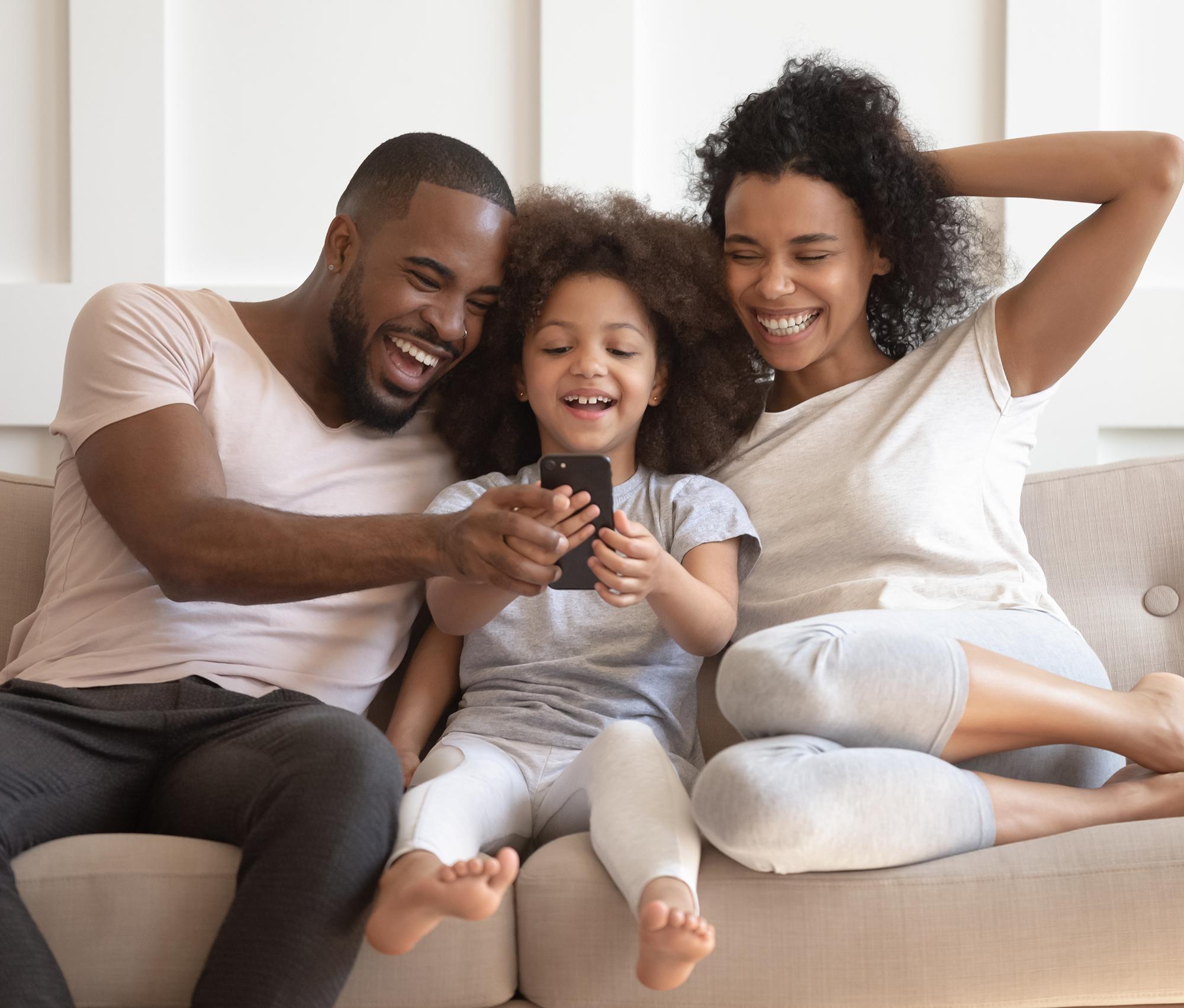 Una familia feliz